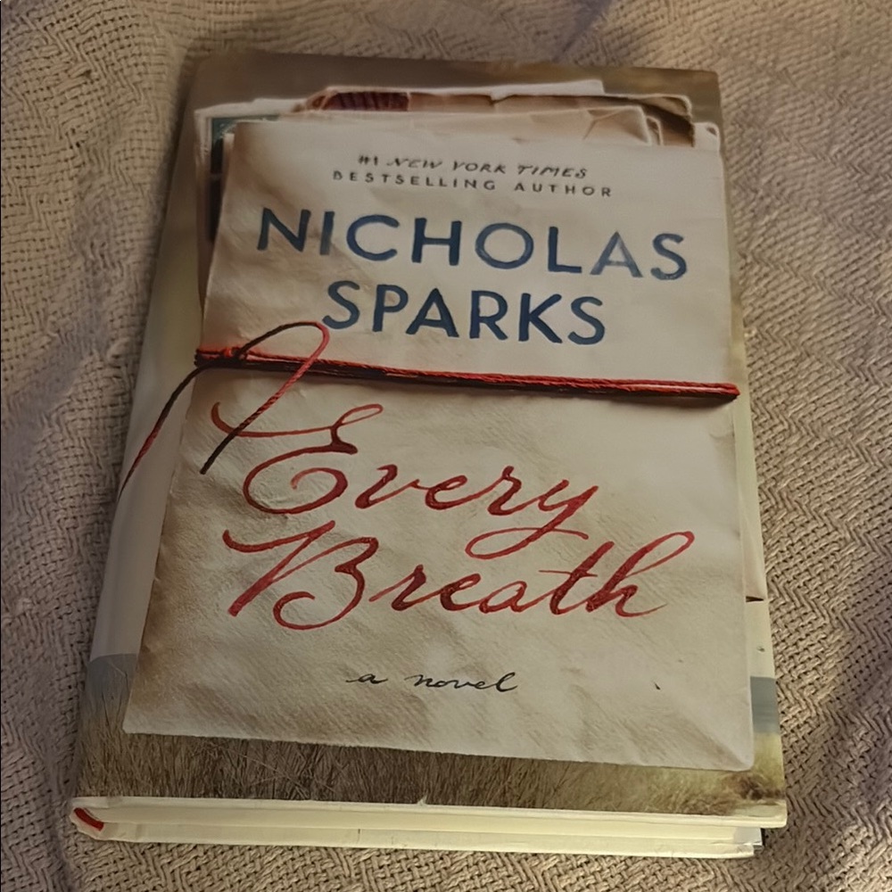 Nicholas Sparks 'Every Breath' Hardcover Book